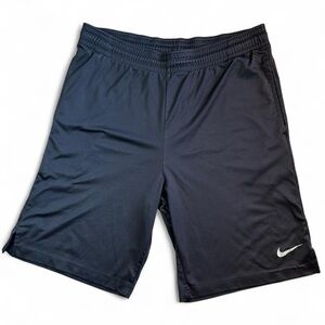 Nike Men’s Black Athletic Shorts with Swoosh
